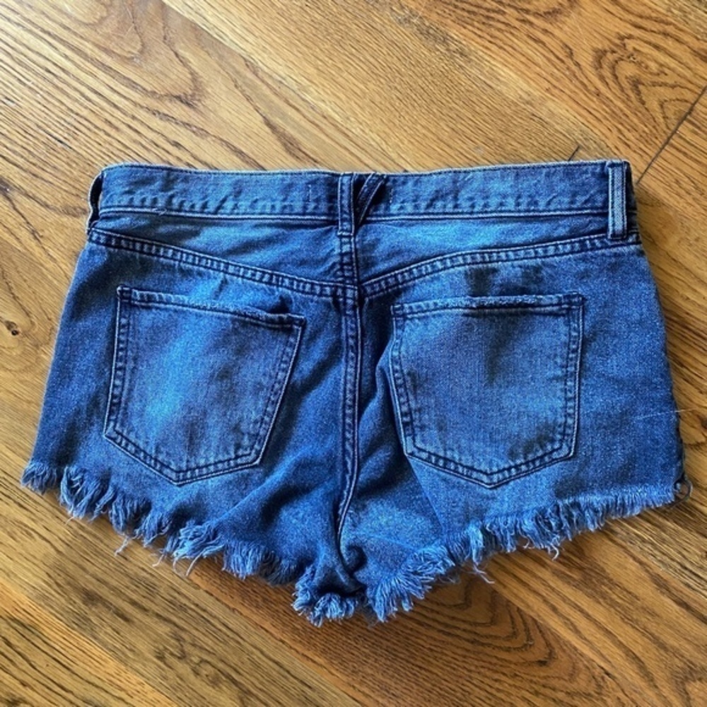 Free People We the Free Cut Off Denim Shorts - Picture 7 of 7